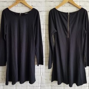 EXPRESS  Black long sleeve dress